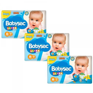 Fralda Babysec UltraSec Galinha Pintadinha M - 132 Unidades Fralda Babysec UltraSec Galinha Pintadinha M - 132 Unidades