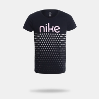 Blusa Nike Sportswear Preta Infantil Preto e Rosa Blusa Nike Sportswear Preta Infantil Preto e Rosa