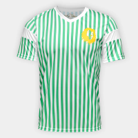 2 Camiseta Camarões 1990 Retrô Times Masculina - Branco e Verde 2 Camiseta Camarões 1990 Retrô Times Masculina - Branco e Verde