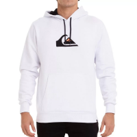 Moletom Quiksilver Basic Fech Logo Basic Masculino - Branco Moletom Quiksilver Basic Fech Logo Basic Masculino - Branco