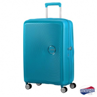 Mala de Viagem American Tourister Curio CR7 90L Azul Turquesa M - AO8064002 Mala de Viagem American Tourister Curio CR7 90L Azul Turquesa M - AO8064002
