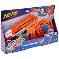 Lança Dardo Accu Talostrike Nerf E3835 Laranja e Cinza Lança Dardo Accu Talostrike Nerf E3835 Laranja e Cinza