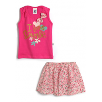 Conjunto 2pçs Andritex Menina Escrita Rosa Conjunto 2pçs Andritex Menina Escrita Rosa