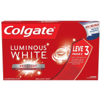 2 Caixas Creme Dental Colgate Luminous White Brilliant Mint 70g 2 Caixas Creme Dental Colgate Luminous White Brilliant Mint 70g
