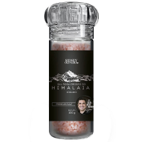 Sal Rosa Grosso do Himalaia com Moedor Edu Guedes Sidney Oliveira 100g Sal Rosa Grosso do Himalaia com Moedor Edu Guedes Sidney Oliveira 100g