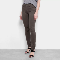 Calça Jeans Skinny Sawary Feminina - Verde Militar 36 Calça Jeans Skinny Sawary Feminina - Verde Militar 36
