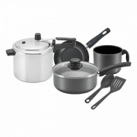 Conjunto de Panelas Panelux Classic 6 Peças com Panela de Pressão Conjunto de Panelas Panelux Classic 6 Peças com Panela de Pressão