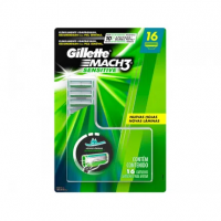 Carga para Aparelho de Barbear Gillette - Mach3 Sensitive 16 Cargas Carga para Aparelho de Barbear Gillette - Mach3 Sensitive 16 Cargas