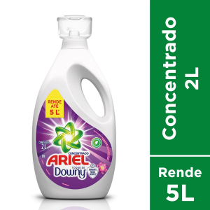 Sabão Líquido Concentrado Ariel com toque de Downy 2L Sabão Líquido Concentrado Ariel com toque de Downy 2L