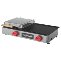 Chapa De Lanche Metalcubas Mtc0030-23109 Grill Inox A Gás Chapa De Lanche Metalcubas Mtc0030-23109 Grill Inox A Gás