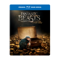 Blu-ray Steelbook Animais Fantásticos e Onde Habitam - Edição Especial Blu-ray Steelbook Animais Fantásticos e Onde Habitam - Edição Especial