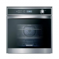 Forno de Embutir a Gás Brastemp 78 Litros Cor Inox BOH84AR Forno de Embutir a Gás Brastemp 78 Litros Cor Inox BOH84AR