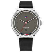 Relógio Tommy Hilfiger Masculino Couro Preto - 1791735 Relógio Tommy Hilfiger Masculino Couro Preto - 1791735