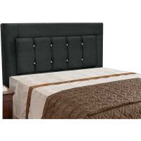 Cabeceira Queen Size Cancun - Dobuê - Preto Cabeceira Queen Size Cancun - Dobuê - Preto
