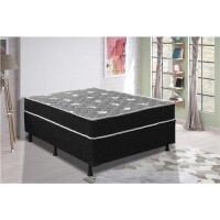 Cama Box Casal Somopar + Colchão de Casal Somopar Advance Spring com Molas Verticoil 60x138x188cm Cama Box Casal Somopar + Colchão de Casal Somopar Advance Spring com Molas Verticoil 60x138x188cm