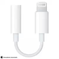 Adaptador Lightning para Fone de Ouvido de iPhone e iPad Branco - Apple - MMX62BZ/A Adaptador Lightning para Fone de Ouvido de iPhone e iPad Branco - Apple - MMX62BZ/A