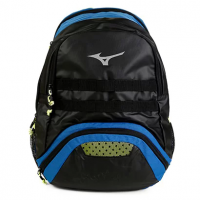 Mochila Mizuno Player High - Preto e Azul Mochila Mizuno Player High - Preto e Azul