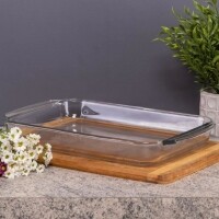 Assadeira Retangular 3,2 Litros Libbey - Vidro Assadeira Retangular 3,2 Litros Libbey - Vidro