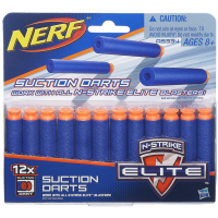 Brinquedo Refil Nerf N-Strike Elite: 12 Dardos Sucção A5334 - Hasbro Brinquedo Refil Nerf N-Strike Elite: 12 Dardos Sucção A5334 - Hasbro