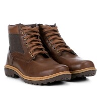 Bota Cano Curto Walkabout Masculina - Marrom Escuro Bota Cano Curto Walkabout Masculina - Marrom Escuro