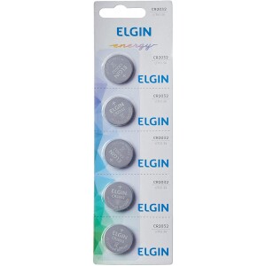 2 Unidades Elgin CR2032 Bateria de Litio 3V Blister com 5 Baterias 2 Unidades Elgin CR2032 Bateria de Litio 3V Blister com 5 Baterias