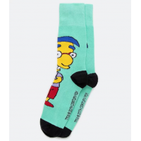 Meia Divertida Cano Longo Simpsons Millhouse Meia Divertida Cano Longo Simpsons Millhouse