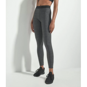 Calça Legging Esportiva com Elástico no Cós Cinza Calça Legging Esportiva com Elástico no Cós Cinza