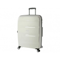 Mala de Viagem Samsonite Média - Expansiva Spin Air 621035066 Branca Mala de Viagem Samsonite Média - Expansiva Spin Air 621035066 Branca