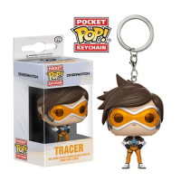 Pocket Pop Keychains (Chaveiro): Tracer: Overwatch - Funko Pocket Pop Keychains (Chaveiro): Tracer: Overwatch - Funko