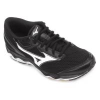 Tenis Mizuno Wave Hawk 2 Masculino - Preto Tenis Mizuno Wave Hawk 2 Masculino - Preto