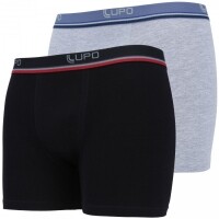 Kit de Cueca Boxer Lupo com 2 Unidades - Adulto Kit de Cueca Boxer Lupo com 2 Unidades - Adulto