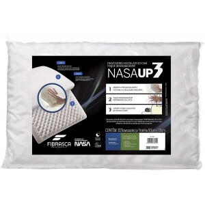 Travesseiro Nasa Up 3 para Fronhas Revestimento 100% Poliéster Branco Fibrasca Travesseiro Nasa Up 3 para Fronhas Revestimento 100% Poliéster Branco Fibrasca