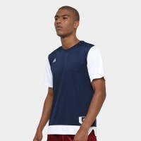Camiseta Adidas Teamstock Shoot Masculina - Marinho Camiseta Adidas Teamstock Shoot Masculina - Marinho