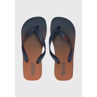 Chinelo Polo Wear Color Azul-Marinho/Laranja Chinelo Polo Wear Color Azul-Marinho/Laranja