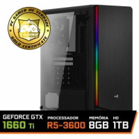 PC GAMER IDEAL 2019 AMD RYZEN 5 3600 / GEFORCE GTX 1660 TI / DDR4 8GB / HD 1TB / 500W PC GAMER IDEAL 2019 AMD RYZEN 5 3600 / GEFORCE GTX 1660 TI / DDR4 8GB / HD 1TB / 500W