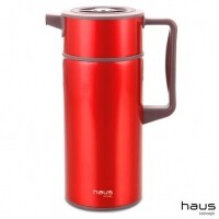 Garrafa Térmica com Capacidade de 1,5 Litros Scala Vermelho - Haus Garrafa Térmica com Capacidade de 1,5 Litros Scala Vermelho - Haus