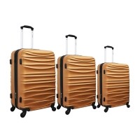 Conjunto de Malas de Viagem Yins com Rodinhas Giro 360° 3 Peças Conjunto de Malas de Viagem Yins com Rodinhas Giro 360° 3 Peças