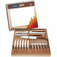 Kit para Churrasco 15 Peças Natural - Tramontina Kit para Churrasco 15 Peças Natural - Tramontina