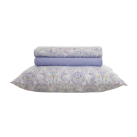 Jogo de Cama Solteiro 150 Fios Santista Safira 3 Peças Lilás Jogo de Cama Solteiro 150 Fios Santista Safira 3 Peças Lilás