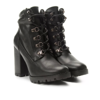 Coturno Zatz Salto Grosso Tratorado Feminino - Preto Coturno Zatz Salto Grosso Tratorado Feminino - Preto