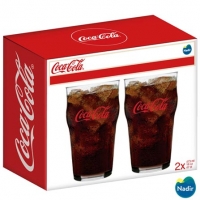Conjunto de Copos Stout Coca-Cola em Vidro Sodacal 473 ml com 02 Peças - Nadir Figueredo Conjunto de Copos Stout Coca-Cola em Vidro Sodacal 473 ml com 02 Peças - Nadir Figueredo
