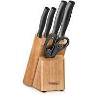 Cepo Athus Inox c/Suporte em Madeira 6 Peças - Tramontina | Black Night Cepo Athus Inox c/Suporte em Madeira 6 Peças - Tramontina | Black Night