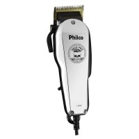 Cortador de Cabelos Philco PCR05S com Lâminas em Aço com Titânio - Prata Cortador de Cabelos Philco PCR05S com Lâminas em Aço com Titânio - Prata