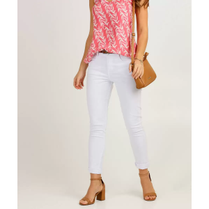 Calça Feminina Sarja Cintura Média Marisa Tam 34 Calça Feminina Sarja Cintura Média Marisa Tam 34