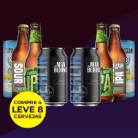Kit Lúpulo em Dobro - Compre 4 Cervejas e Leve 8 Kit Lúpulo em Dobro - Compre 4 Cervejas e Leve 8