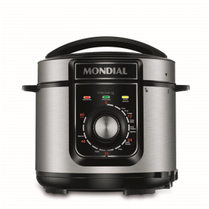 Panela de Pressão Elétrica Mondial PE-48 Pratic Cook 5l Inox Panela de Pressão Elétrica Mondial PE-48 Pratic Cook 5l Inox