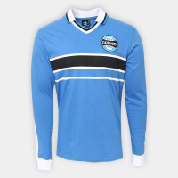Camisa Manga Longa Grêmio Réplica 2001 Masculina Camisa Manga Longa Grêmio Réplica 2001 Masculina