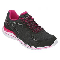 Tênis Olympikus Flit Feminino - Preto e Rosa Escuro 34 Tênis Olympikus Flit Feminino - Preto e Rosa Escuro 34