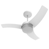 Ventilador de Teto Wave Branco 3 Pás Com Luminária Aliseu Ventilador de Teto Wave Branco 3 Pás Com Luminária Aliseu