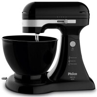 Batedeira Philco PBT510P com 4 Velocidades + Turbo – Preta - Planetária Batedeira Philco PBT510P com 4 Velocidades + Turbo – Preta - Planetária
